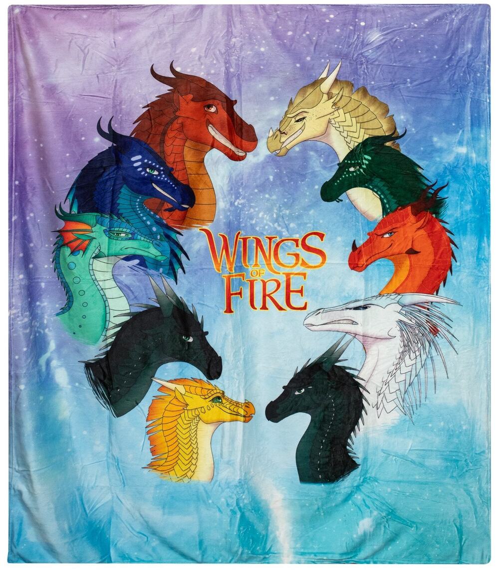 NEW Throw Blanket - Wings of Fire, Dragon, Silky Feel, Super Soft 60"x50"